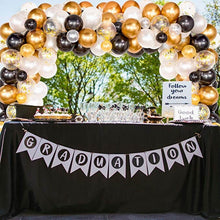 Load image into Gallery viewer, Classic Black Gold Latex Balloon Set Birthday Party Balloon Chain Room Decoration Set, Classic Black Gold Latex Balloon Set