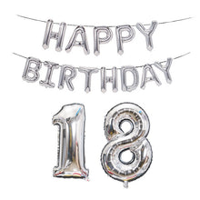 Load image into Gallery viewer, Birthday Decoration Aluminum Foil Balloon 40 Inch Big Number Aluminum Foil Balloon Decoration Set, 18, 21, 30, 40, 50, 60