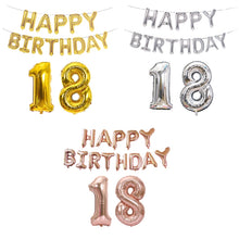 Load image into Gallery viewer, Birthday Decoration Aluminum Foil Balloon 40 Inch Big Number Aluminum Foil Balloon Decoration Set, 18, 21, 30, 40, 50, 60