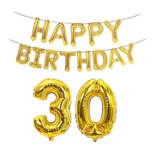 Load image into Gallery viewer, Birthday Decoration Aluminum Foil Balloon 40 Inch Big Number Aluminum Foil Balloon Decoration Set, 18, 21, 30, 40, 50, 60