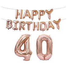 Load image into Gallery viewer, Birthday Decoration Aluminum Foil Balloon 40 Inch Big Number Aluminum Foil Balloon Decoration Set, 18, 21, 30, 40, 50, 60