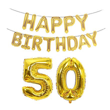 Load image into Gallery viewer, Birthday Decoration Aluminum Foil Balloon 40 Inch Big Number Aluminum Foil Balloon Decoration Set, 18, 21, 30, 40, 50, 60