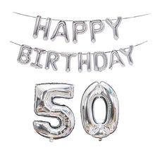 Load image into Gallery viewer, Birthday Decoration Aluminum Foil Balloon 40 Inch Big Number Aluminum Foil Balloon Decoration Set, 18, 21, 30, 40, 50, 60
