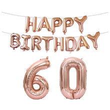 Load image into Gallery viewer, Birthday Decoration Aluminum Foil Balloon 40 Inch Big Number Aluminum Foil Balloon Decoration Set, 18, 21, 30, 40, 50, 60