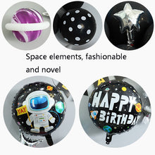 Load image into Gallery viewer, Astronaut Theme Birthday Balloon Decoration Set Starry Sky Rocket Aluminum Film Balloon Children Party Decoration, Set 2, Set 3