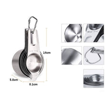 Load image into Gallery viewer, 7 in 1 304 Stainless Steel Measuring Cup Set Baking Tools, 7 in 1 Measuring Spoon