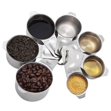 Load image into Gallery viewer, 7 in 1 304 Stainless Steel Measuring Cup Set Baking Tools, 7 in 1 Measuring Spoon