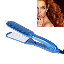 Load image into Gallery viewer, 220V Professional Ceramic Corrugated Curling Iron, Blue, Pink, Red, Rose red, White