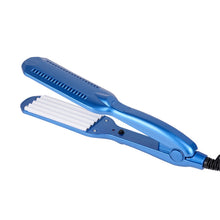 Load image into Gallery viewer, 220V Professional Ceramic Corrugated Curling Iron, Blue, Pink, Red, Rose red, White