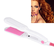 Load image into Gallery viewer, 220V Professional Ceramic Corrugated Curling Iron, Blue, Pink, Red, Rose red, White