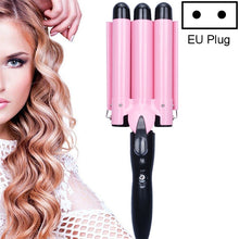 Load image into Gallery viewer, 20-32m Automatic Ceramic Perm Splint Hair Curler 3 Barrels Big Wave Hair Curling Iron Tools, 20mm, 22mm, 25mm, 28mm, 32mm