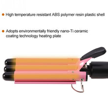 Load image into Gallery viewer, 20-32m Automatic Ceramic Perm Splint Hair Curler 3 Barrels Big Wave Hair Curling Iron Tools, 20mm, 22mm, 25mm, 28mm, 32mm