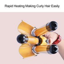 Load image into Gallery viewer, 20-32m Automatic Ceramic Perm Splint Hair Curler 3 Barrels Big Wave Hair Curling Iron Tools, 20mm, 22mm, 25mm, 28mm, 32mm