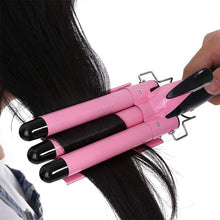 Load image into Gallery viewer, 20-32m Automatic Ceramic Perm Splint Hair Curler 3 Barrels Big Wave Hair Curling Iron Tools, 20mm, 22mm, 25mm, 28mm, 32mm