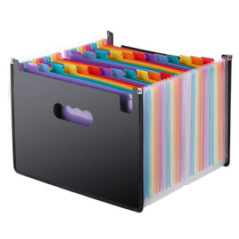 Organ Expanding Colored File Folder A4 Organizer Portable Business Office Supplies, Size: 33x23.5cm, 13 Pockets, 37 Pockets