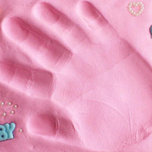 Load image into Gallery viewer, 3 PCS Baby Care Air Dry Soft Clay Baby Hand and Foot Inkpad, Blue, Green, Pink, Purple, Orange, Red, White, Yellow