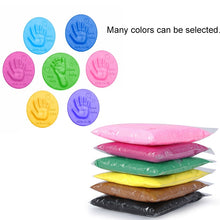 Load image into Gallery viewer, 3 PCS Baby Care Air Dry Soft Clay Baby Hand and Foot Inkpad, Blue, Green, Pink, Purple, Orange, Red, White, Yellow
