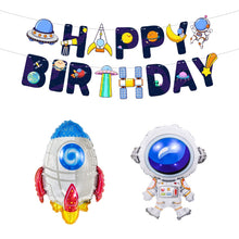 Load image into Gallery viewer, Wandering Earth Astronaut Theme Balloon Set Birthday Party Rocket Balloon Decoration Aluminum Film Balloon, Wandering Earth Astronaut Theme Balloon