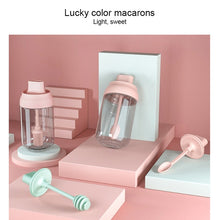 Load image into Gallery viewer, 3 PCS Macaron Ribbon Moisture-Proof Lid Spoon One Seasoning Jar Glass Seasoning Bottle with Label, Seasoning Bottle, Honey Bottle, Brush Oil Bottle