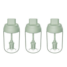 Load image into Gallery viewer, 3 PCS Macaron Ribbon Moisture-Proof Lid Spoon One Seasoning Jar Glass Seasoning Bottle with Label, Seasoning Bottle, Honey Bottle, Brush Oil Bottle