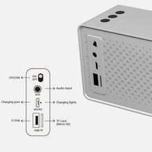 Load image into Gallery viewer, F2 Mini Wireless Computer Card Subwoofer Bluetooth Speaker, Black, Silver