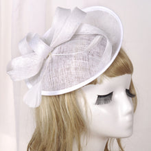 Load image into Gallery viewer, Bridal Headwear Retro Style Linen Hat, Black, White, Meat Meal, Silver Gray, Khaki, Milky White