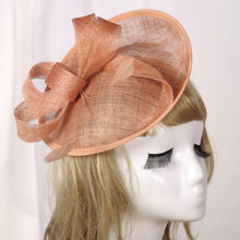 Load image into Gallery viewer, Bridal Headwear Retro Style Linen Hat, Black, White, Meat Meal, Silver Gray, Khaki, Milky White