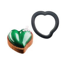 Load image into Gallery viewer, 5 PCS Mousse Cake Ring Cheese Tower Ring Mousse Ring Baking Tool, Round, Love, Square, Rectangle, Oval