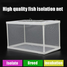 Load image into Gallery viewer, Large Aquarium Incubator Small Fish Isolation Box Net Tropical Fish Breeding Box, Without Clapboard