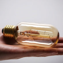 Load image into Gallery viewer, E27 40W Retro Edison Light Bulb Filament Vintage Ampoule Incandescent Bulb, AC 220V, A19 Spirai, G80 Spirai, G80 Filament, G95 Spirai, G95 Filament, ST64 Spirai, ST64 Christmas tree, ST64 Filament, T10 Filament, T185 Filament, T45 Spirai, T45 Filament