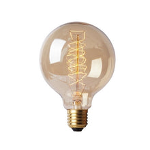 Load image into Gallery viewer, E27 40W Retro Edison Light Bulb Filament Vintage Ampoule Incandescent Bulb, AC 220V, A19 Spirai, G80 Spirai, G80 Filament, G95 Spirai, G95 Filament, ST64 Spirai, ST64 Christmas tree, ST64 Filament, T10 Filament, T185 Filament, T45 Spirai, T45 Filament