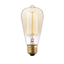 Load image into Gallery viewer, E27 40W Retro Edison Light Bulb Filament Vintage Ampoule Incandescent Bulb, AC 220V, A19 Spirai, G80 Spirai, G80 Filament, G95 Spirai, G95 Filament, ST64 Spirai, ST64 Christmas tree, ST64 Filament, T10 Filament, T185 Filament, T45 Spirai, T45 Filament
