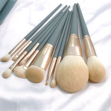 Load image into Gallery viewer, 10 PCS / Set Makeup Brush Corn Silk Fiber Hair Loose Powder Brush Face And Eye Makeup Brush, Without Bag, With Blue Bag, With Silver Bag, With Gray Bag, With Pink Cylinder, With Green Cylinder, With Pink Zipper Bag