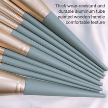 Load image into Gallery viewer, 10 PCS / Set Makeup Brush Corn Silk Fiber Hair Loose Powder Brush Face And Eye Makeup Brush, Without Bag, With Blue Bag, With Silver Bag, With Gray Bag, With Pink Cylinder, With Green Cylinder, With Pink Zipper Bag