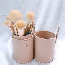 Load image into Gallery viewer, 10 PCS / Set Makeup Brush Corn Silk Fiber Hair Loose Powder Brush Face And Eye Makeup Brush, Without Bag, With Blue Bag, With Silver Bag, With Gray Bag, With Pink Cylinder, With Green Cylinder, With Pink Zipper Bag