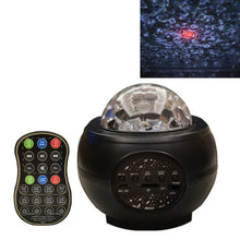 Load image into Gallery viewer, M2 8W Christmas Starry Sky Laser Projection Atmosphere Light Rotating Starry Dynamic Water Pattern Sleeping Light, USB, Battery