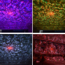 Load image into Gallery viewer, M2 8W Christmas Starry Sky Laser Projection Atmosphere Light Rotating Starry Dynamic Water Pattern Sleeping Light, USB, Battery