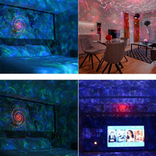 Load image into Gallery viewer, M2 8W Christmas Starry Sky Laser Projection Atmosphere Light Rotating Starry Dynamic Water Pattern Sleeping Light, USB, Battery