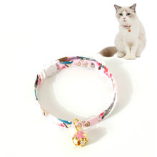 Load image into Gallery viewer, Adjustable Pet Flower Hollow Bell Collar Cat Dog Collar Accessories, S 17-32cm
