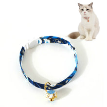 Load image into Gallery viewer, Adjustable Pet Flower Hollow Bell Collar Cat Dog Collar Accessories, S 17-32cm