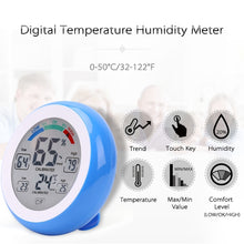 Load image into Gallery viewer, TS-S93 Multifunctional Digital Thermometer Hygrometer Temperature Humidity Meter, Max Min Value Trend Display C/Funit