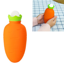 Load image into Gallery viewer, Carrot-Shaped Silicone Water Injection Warm Water Bag Winter Leak-Proof And Explosion-Proof Hand Warmer, Orange, White Pink, White Green, Light Green