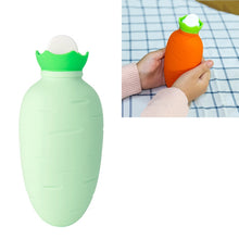 Load image into Gallery viewer, Carrot-Shaped Silicone Water Injection Warm Water Bag Winter Leak-Proof And Explosion-Proof Hand Warmer, Orange, White Pink, White Green, Light Green