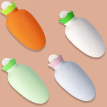 Load image into Gallery viewer, Carrot-Shaped Silicone Water Injection Warm Water Bag Winter Leak-Proof And Explosion-Proof Hand Warmer, Orange, White Pink, White Green, Light Green