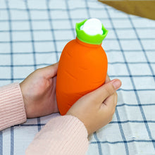 Load image into Gallery viewer, Carrot-Shaped Silicone Water Injection Warm Water Bag Winter Leak-Proof And Explosion-Proof Hand Warmer, Orange, White Pink, White Green, Light Green