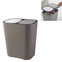 Load image into Gallery viewer, Dry And Wet Classification Press Trash Can Household Kitchen Paper Basket, Blue, White, Gray, Beige