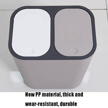 Load image into Gallery viewer, Dry And Wet Classification Press Trash Can Household Kitchen Paper Basket, Blue, White, Gray, Beige