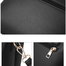Load image into Gallery viewer, 2 in 1 Women Casual Fashion Messenger Handbags Large Capacity Bag, Red Wine, Navy Blue, Black, Pink, Khaki