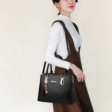 Load image into Gallery viewer, 2 in 1 Women Casual Fashion Messenger Handbags Large Capacity Bag, Red Wine, Navy Blue, Black, Pink, Khaki