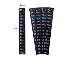 Load image into Gallery viewer, Digital Aquarium Fish Tank Fridge Thermometer Sticker Temperature Measurement Sticker, Aquarium Temperature Measurement